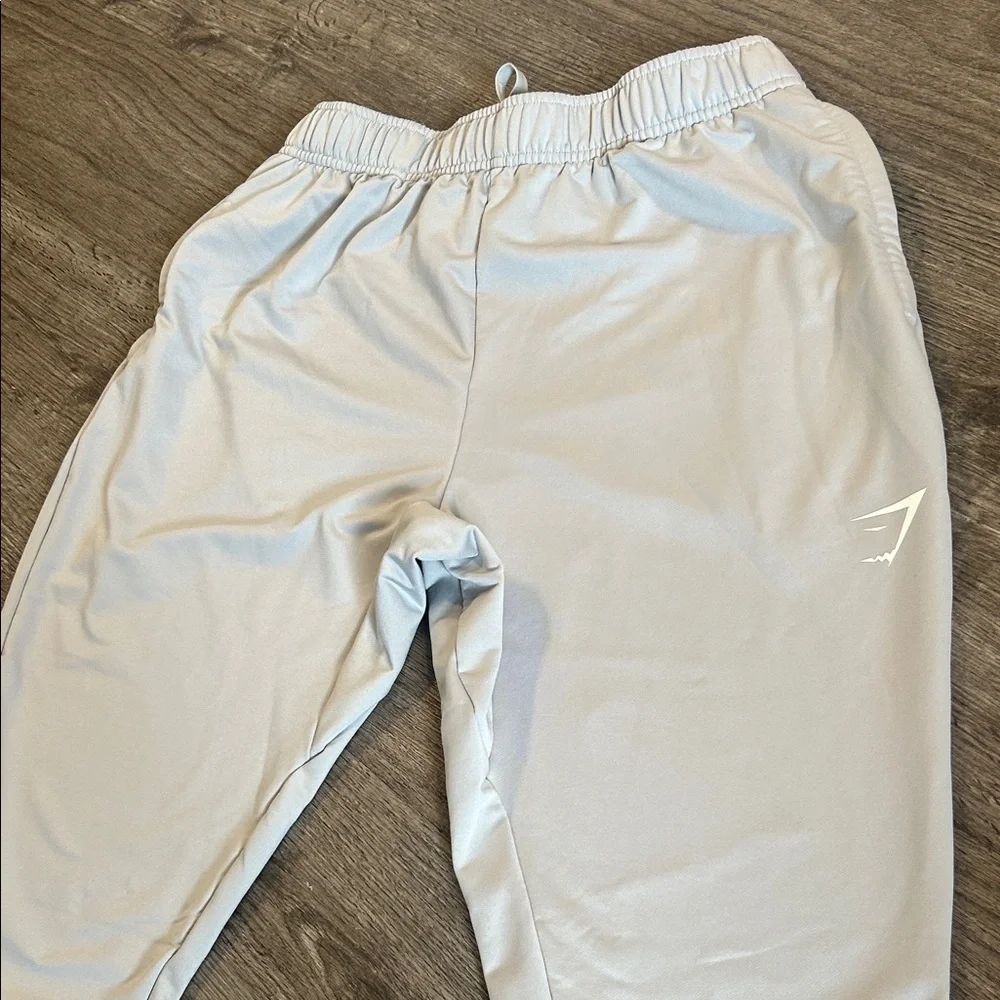 Gymshark Gray Athletic Joggers Mens Medium Zip Pocket Training Pants